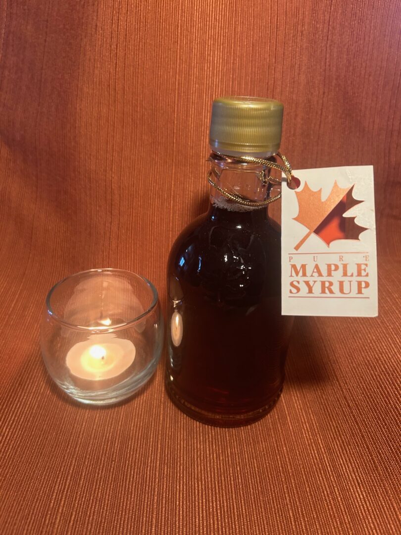 Pure Maple Syrup 8oz Glass Bottle